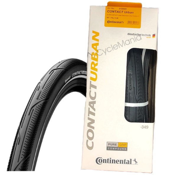 Brompton 16 x 1.35 Continental contact urban cream-wall