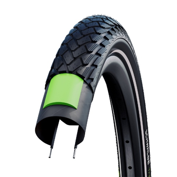 SCHWALBE THE GREEN MARATHON 700×35c Schwalbe marathon Greenguard Urban/hybrid 700 x 35c tyres Optional