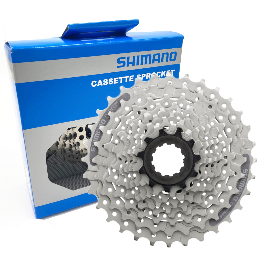 Shimano speed 11-36T Silver cassette CS-HG201-9 Cyclemania