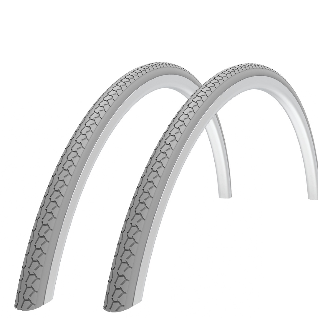 Oxford products grey wheelchair tyres 24 x 13/8 Cyclemania
